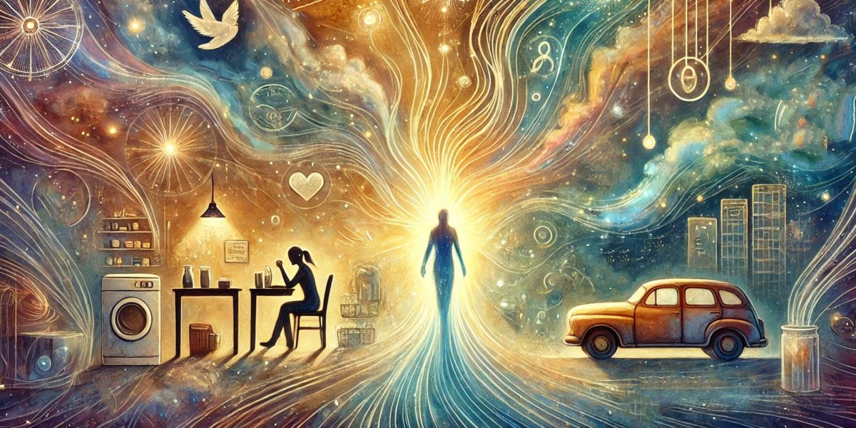 Die wahre Meisterschaft liegt darin, das Heilige im Alltäglichen zu erkennen – spirituelle Kommunikation entfaltet ihre Kraft, wenn sie zu einem natürlichen Teil des gelebten Lebens wird wie ein Fluss, der alles Leben nährt, was er berührt